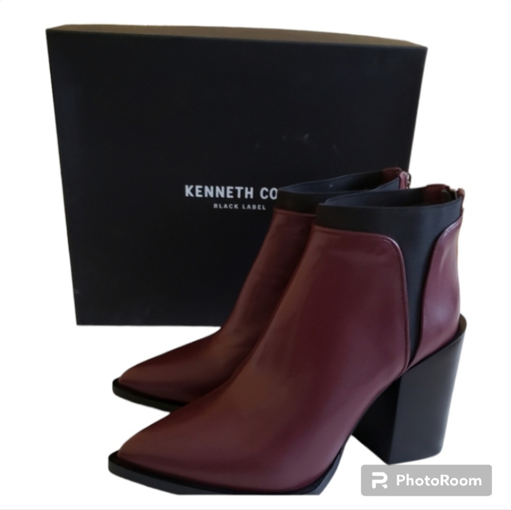 New Kenneth Cole Mikaela Burgundy Boots